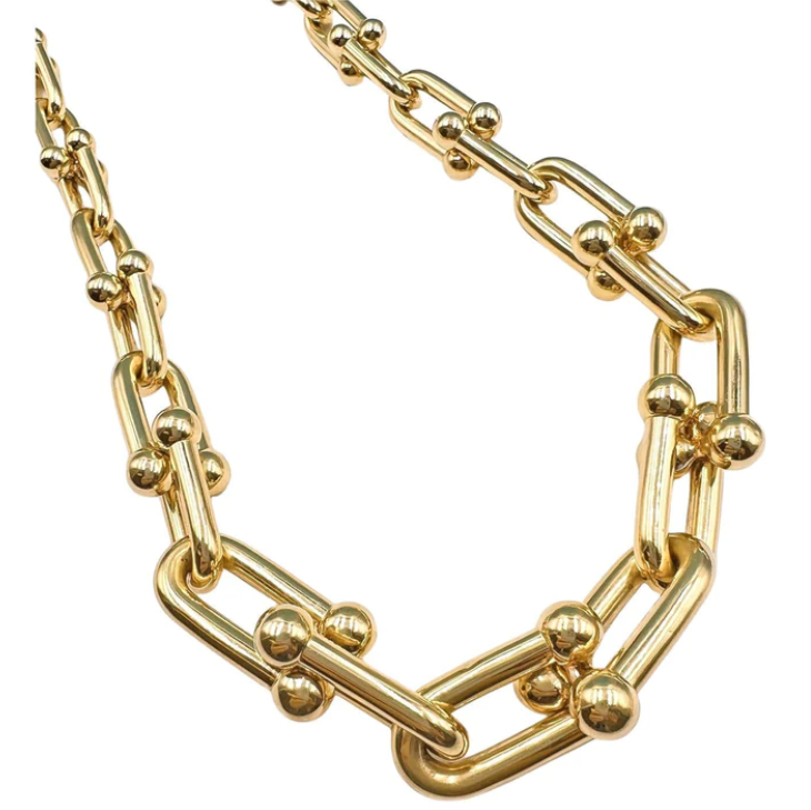 HARDWEAR PINK GOLD CHOKER