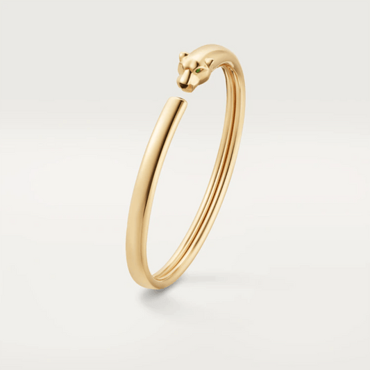 DIANA PANTHERE GOLD OPEN BRACELET