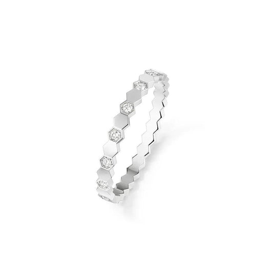 DIANA BEE LOVE RING SILVER DIAMOND