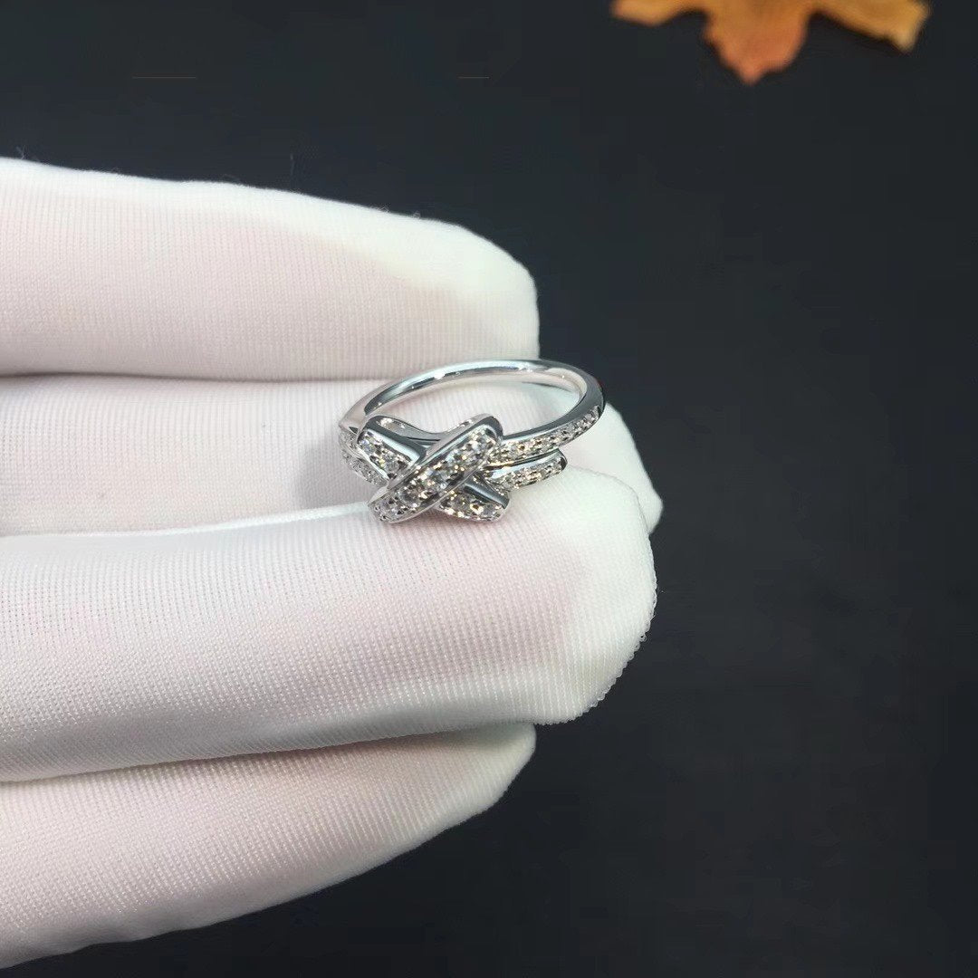 DIANA JEUX DE SILVER DIAMOND RING