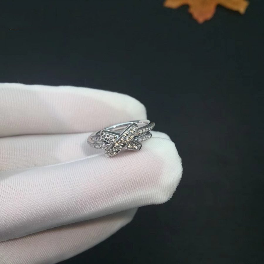 DIANA JEUX DE SILVER DIAMOND RING
