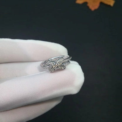 DIANA JEUX DE SILVER DIAMOND RING