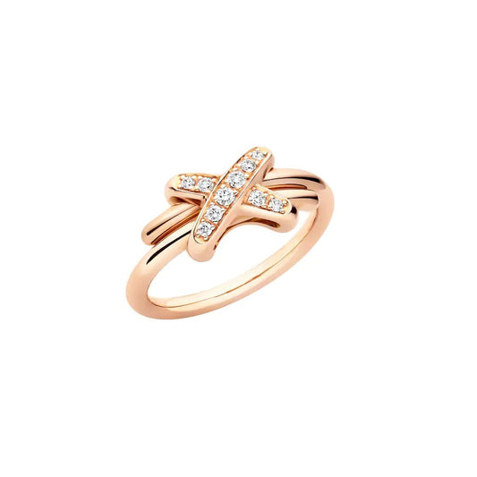 DIANA JEUX DE PINK GOLD DIAMOND RING