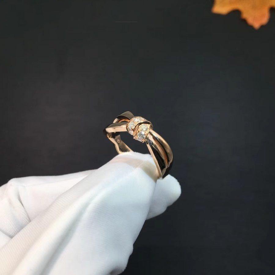 DIANA LIENS RING PINK GOLD DIAMOND