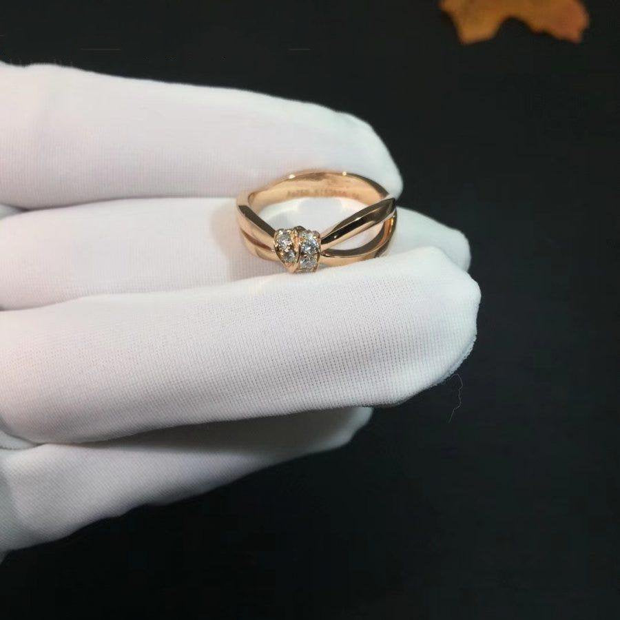 DIANA LIENS RING PINK GOLD DIAMOND