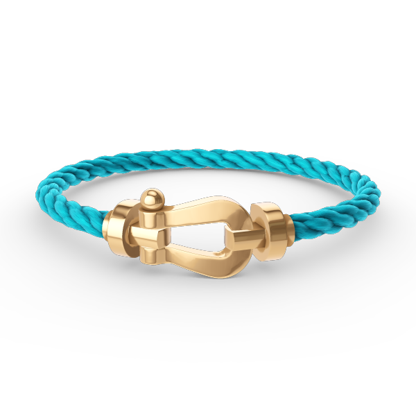 DIANA FORCE LARGE HORSESHOE NO DIAMOND BRACELET GOLD