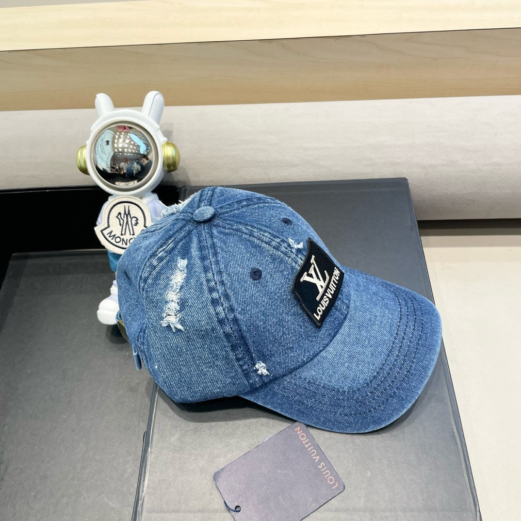 BASEBALL CAP IN CLASSIC BLUE DENIM 406960