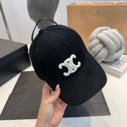 Celin Cap Black Cotton Fabric 210412