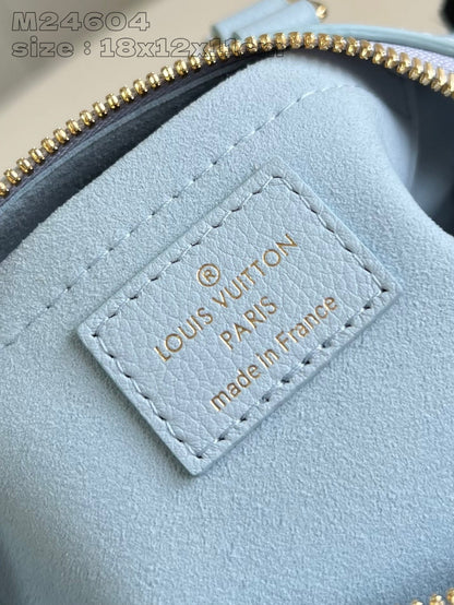 Speedy Bandouliere 18cm Cloud Blue Calfskin