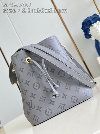 NEONOE BB 20 GRAY MONOGRAM CANVAS