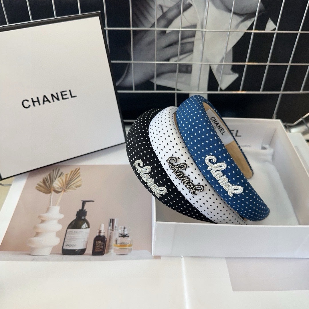 NAVY BLUE FABRIC HAIRBAND 423659