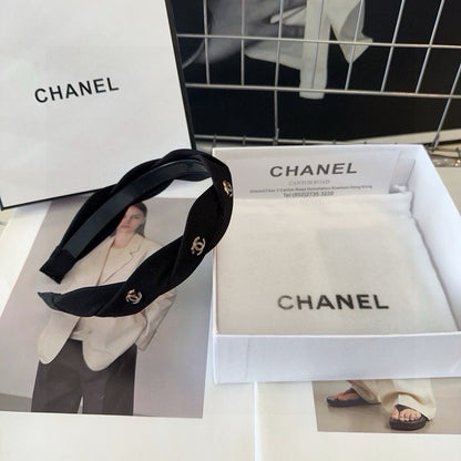 BLACK FABRIC HAIRBAND 432852