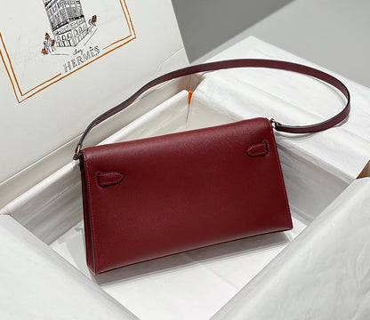 HM Kelly Elan 27cm Red Leather Ghw