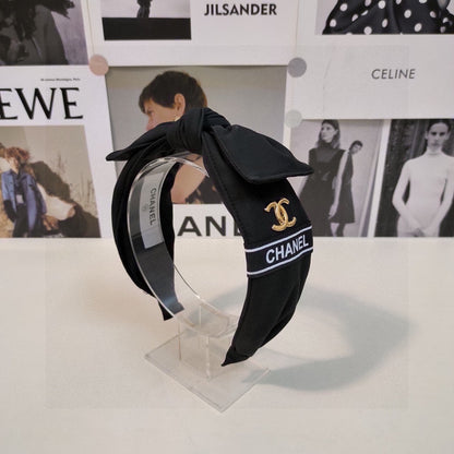 BLACK FABRIC HAIRBAND 124634