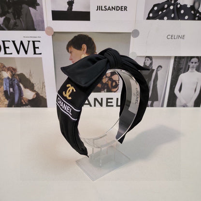BLACK FABRIC HAIRBAND 124634