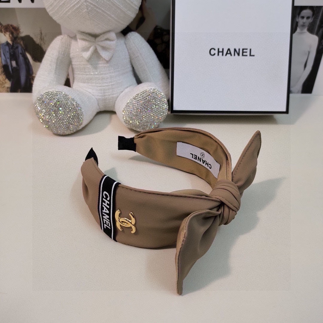 CAMEL BROWN FABRIC HAIRBAND 124635