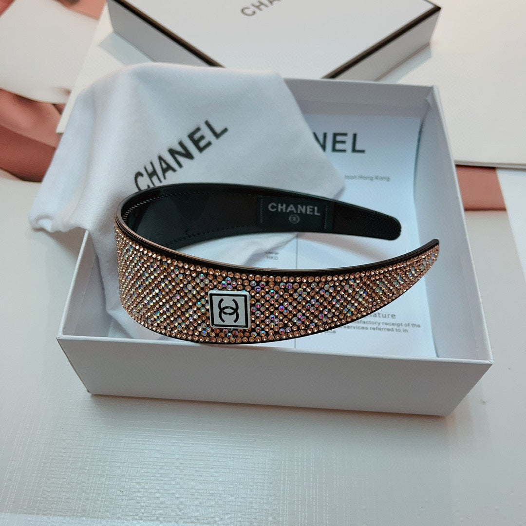 COLORFUL WITH CRYSTALS HAIRBAND RESIN FOR WOMEN 124678
