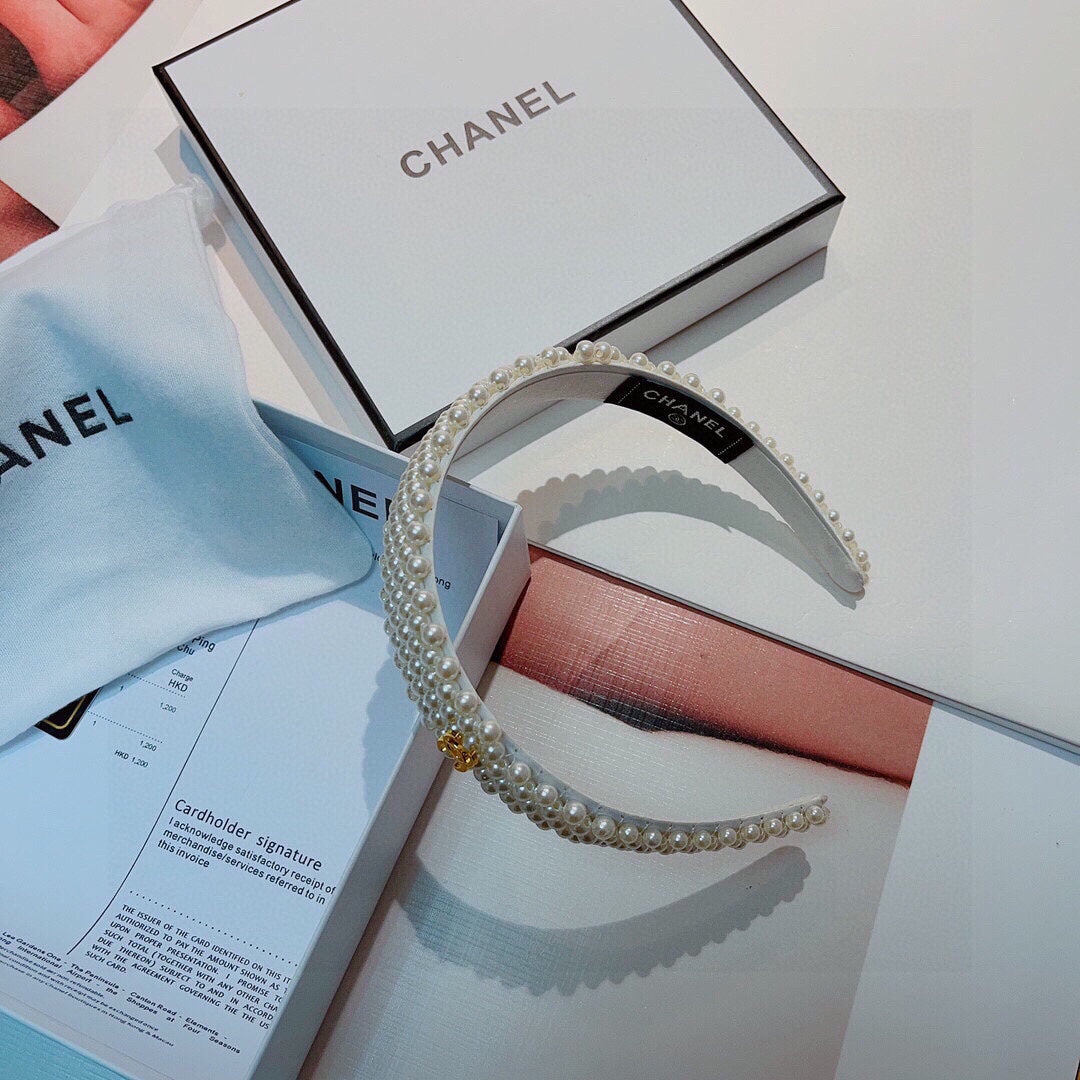 WHITE PEARL HAIRBAND 124690