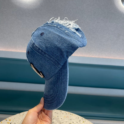 BASEBALL CAP IN CLASSIC BLUE DENIM 433085