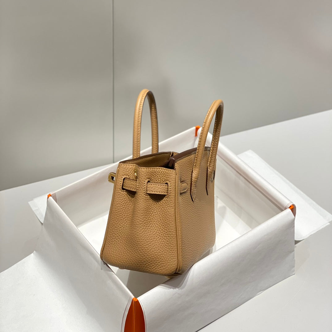 HM Birkin 20cm Chai Togo Leather Gold Hardware
