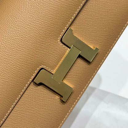 HM Constance Elan 24 Liquid Caramel Epsom Gold Hardware 237336