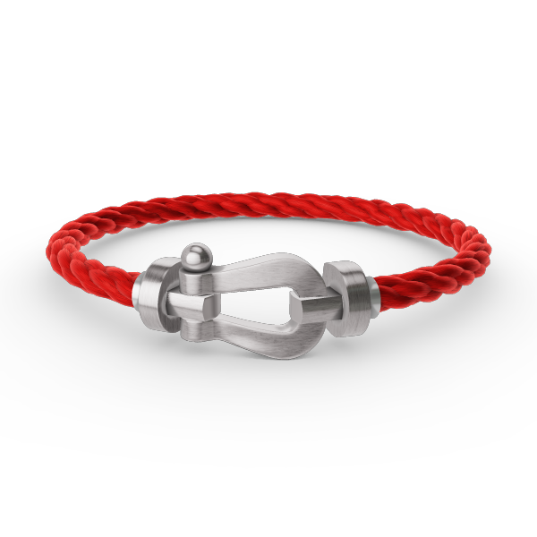 DIANA FORCE LARGE HORSESHOE NO DIAMOND BRACELET SILVER