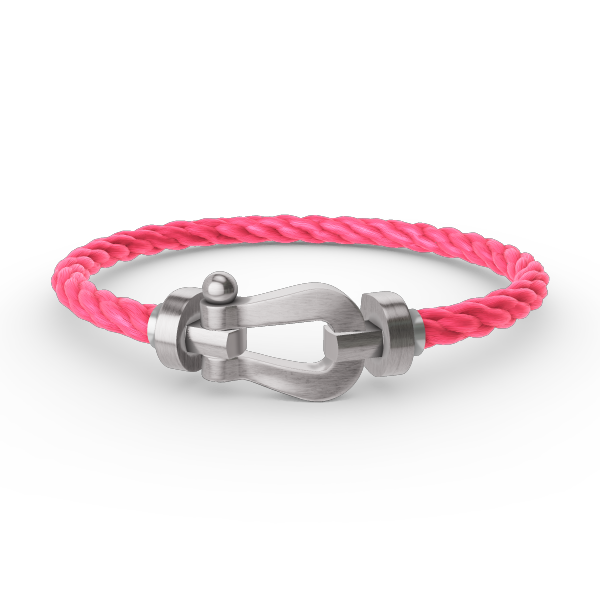 DIANA FORCE LARGE HORSESHOE NO DIAMOND BRACELET SILVER