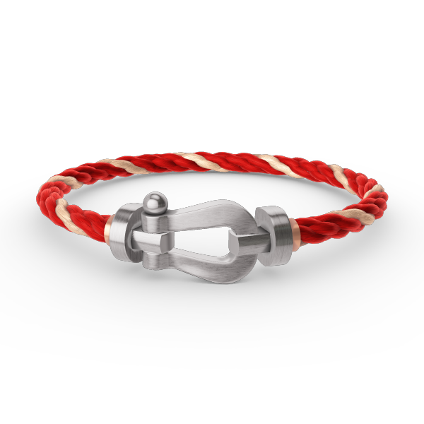 DIANA FORCE LARGE HORSESHOE NO DIAMOND BRACELET SILVER